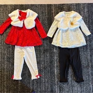 NWOT- BUNDLE OF CHRISTMAS OUTFITS- Size 2T